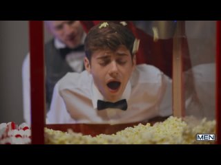 men - buttering his popcorn, part 2